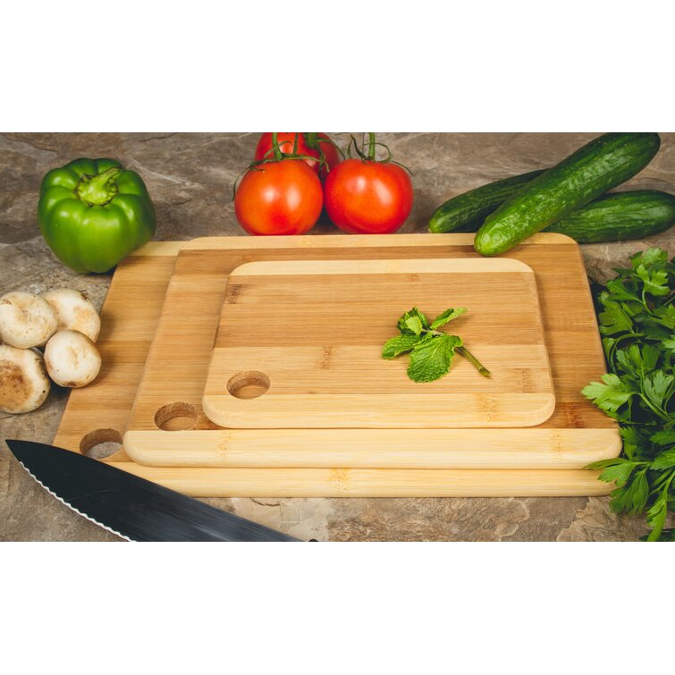 Imperial Home Bamboo Cutting Boards - Set of 3