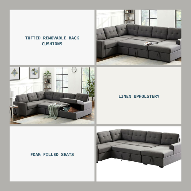 Canapé-lit modulaire avec méridienne Latitude Run®