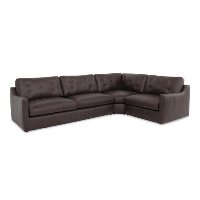 Thurlow Leather Modular 3 - Piece Sectional