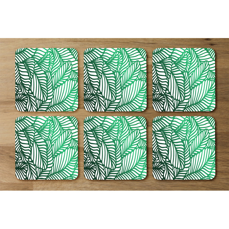 Drumi Square 6 Piece Coaster Set