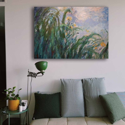 Claude Monet - peinture sur toile tendue