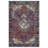 GLN Rugs Vintage Collection - Machine Washable Area Rug, Vintage Washable Rug, Non Slip Area Rug, Low Pile Living Room Rug, Bedroom Rug, Bathroom Rug - Easy Clean (Burgundy Rug)-31134454