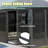 Sunroom, Four Season Solarium Aluminum Hardtop Gazebo With Galvanized Steel Roof, Movable Pvc Screen Walls, Sliding Doors, Sun Room Pavilion Gazebo For Patio Deck Backyard-113412678-113412679