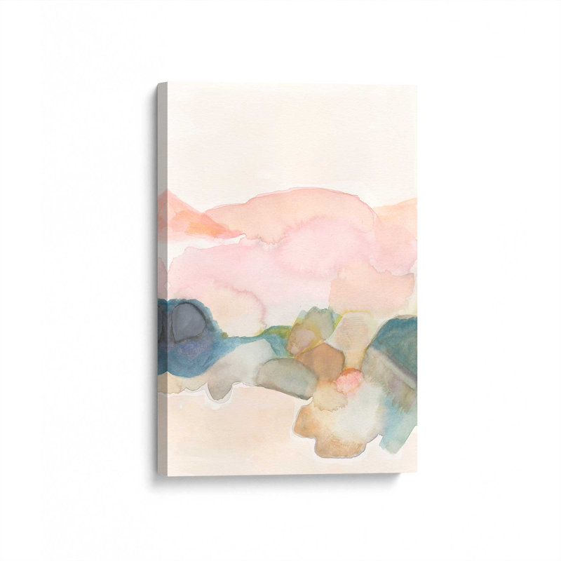 Toile tendue Pastel Watercolor Dreams II, H 18 po x l 12 po