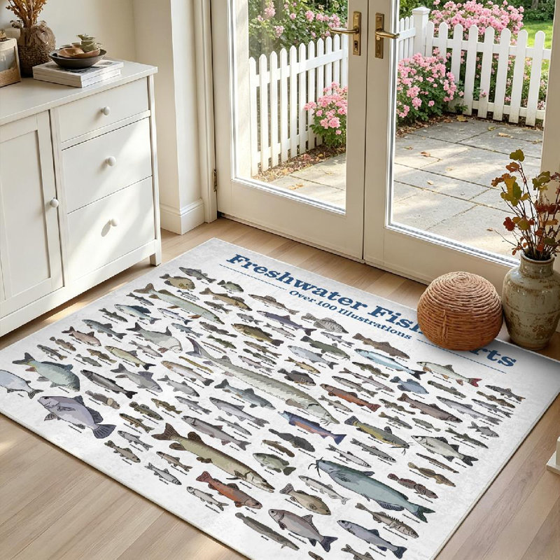 Tapis d'intérieur lavable à la machine Clear Lake, Rectangle 39 po x 63 po