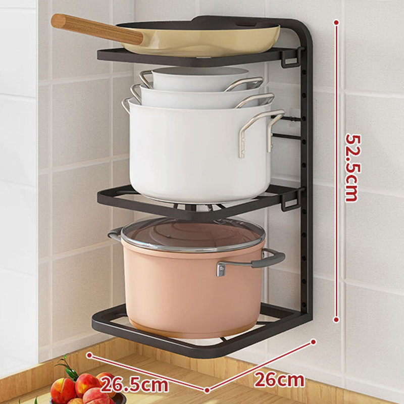 Wall-mounted/Free-standing Pot Rack