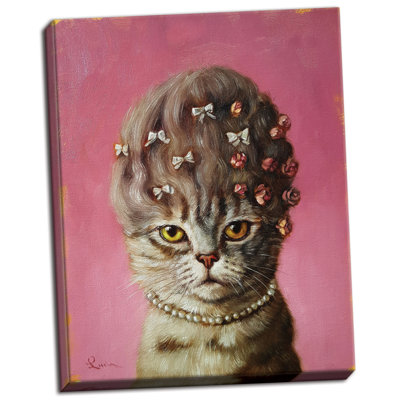« marie catoinette », reproduction de peinture à l’acrylique