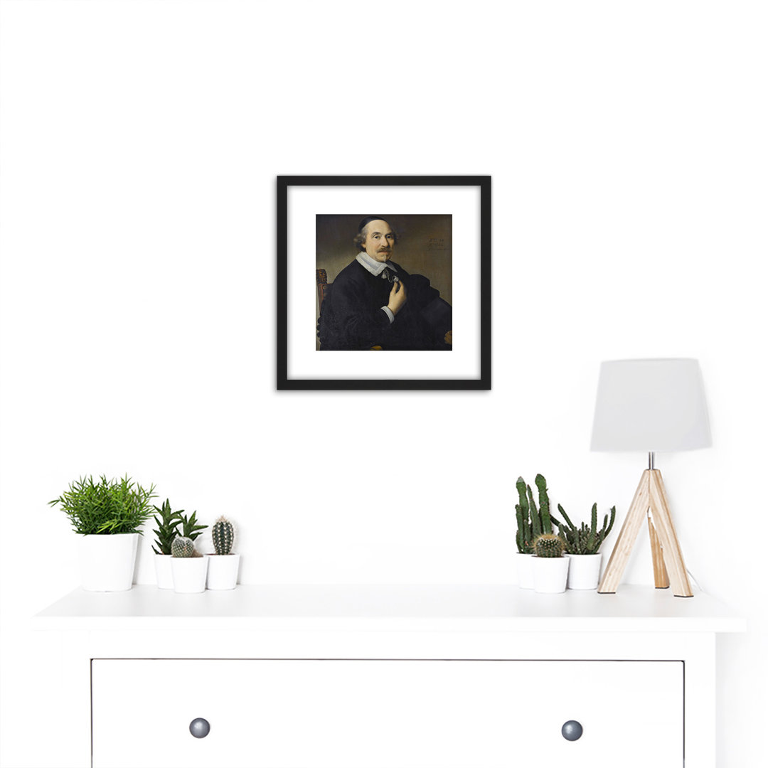 Portrait Man Probably Van Bronckhorst by Anthonie Palamedesz. - Single Picture Frame Painting
