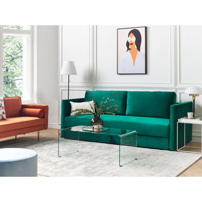 Amilcar 3 Seater Velvet Sofa Bed
