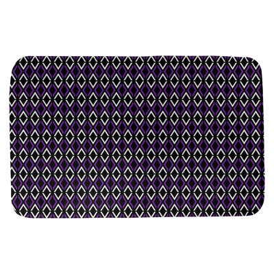 Tapis pour salle de bain diamants Leffel