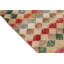 Pasha Wool Geometric Area Rug in Beige/Brown/Red