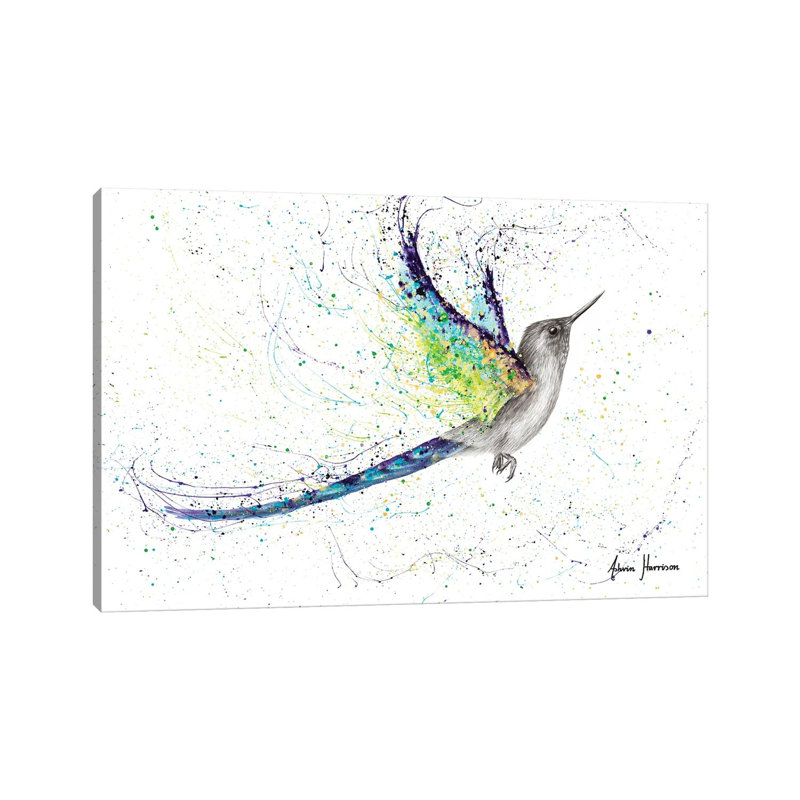 Secret City Hummingbird by Ashvin Harrison - Wrapped Canvas Print, 66.04 cm H x 45.72 cm W x 3.175 cm D
