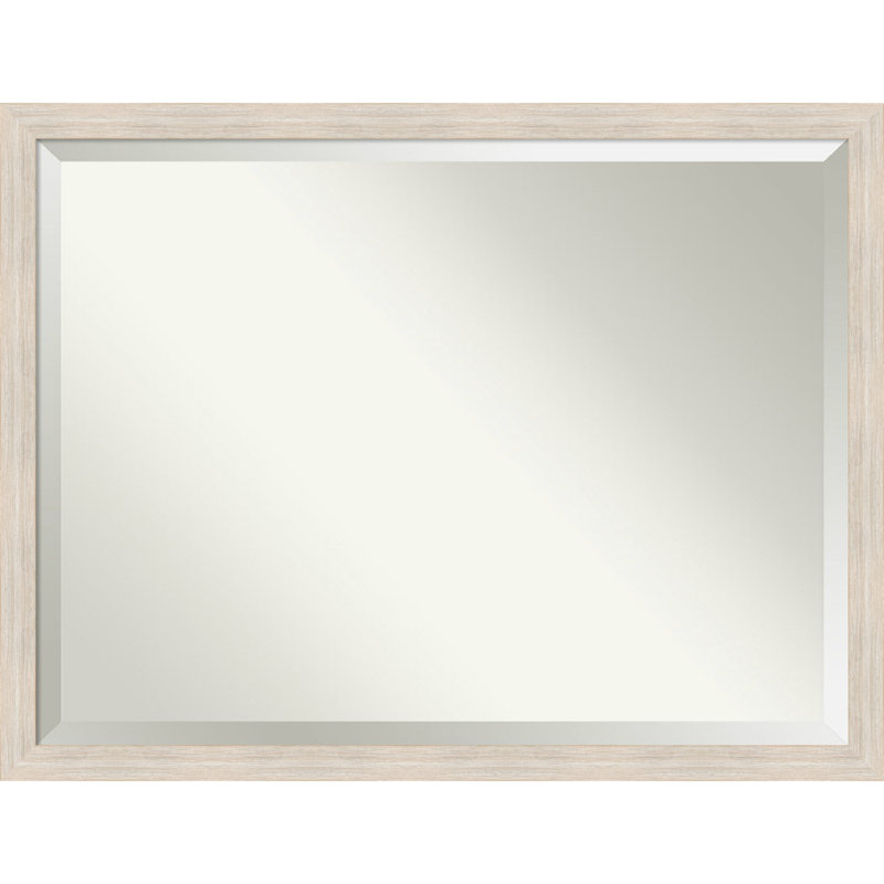 Ducote Flat Mirror, 32.88" x 42.88", Matte White