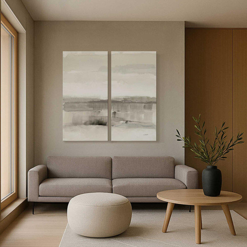 Impression sur toile «Mute Shades of Peace», Toile tendue, H 54 po x l 54 po x P 1,25 po, 2