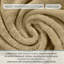 Ensemble de serviettes de bain 100% coton 100% coton zéro torsion Phoebe Home Weavers, 27 po x 54 po (4) (4 serviettes de bain), lin-130204279-130204288