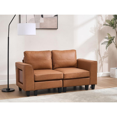 Canapé modulaire modulaire avec table d'appoint pliable / port USB pour appartement