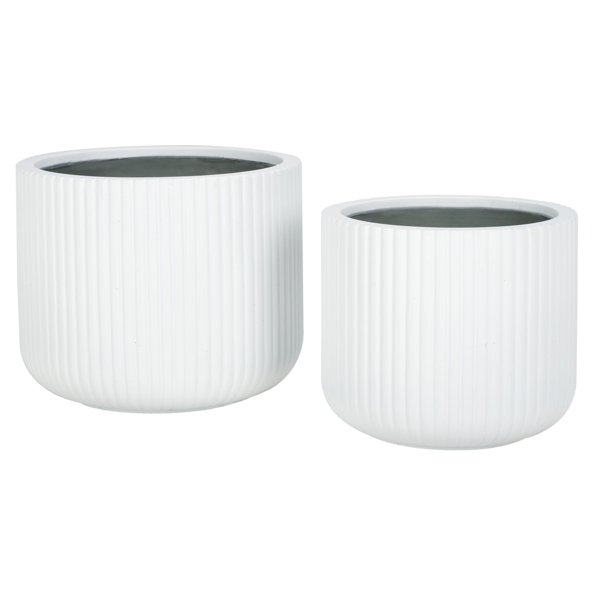 Milano Planter Pot (Set of 2), White