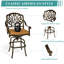 Tabouret de bar 45,8 po avec coussin-1634562694-1628002034