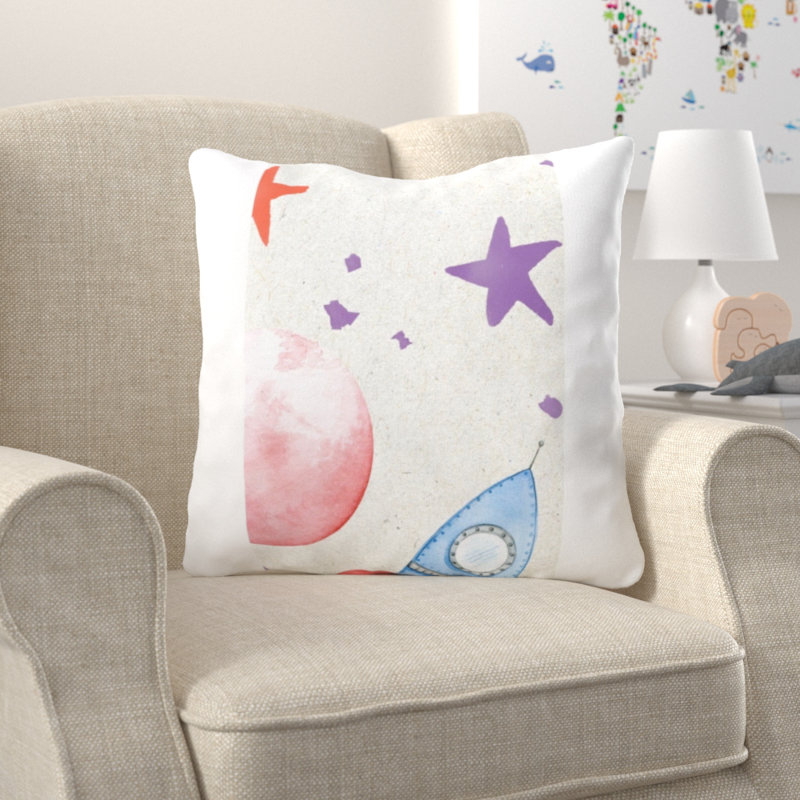 Tabb Outdoor Reversible Throw Pillow, Microsuede, Indoor