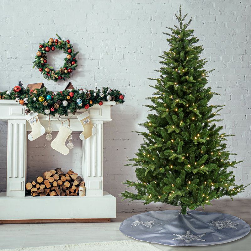 The Holiday Aisle® 6 ft. Pre-Lit Whatcom Pine Tree with LED Lights