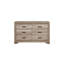 Ensemble de chambre à coucher avec lit plateforme 3 pièces Antona