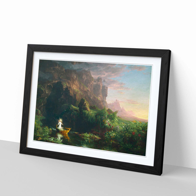Thomas Cole - Single Picture Frame Painting, Black