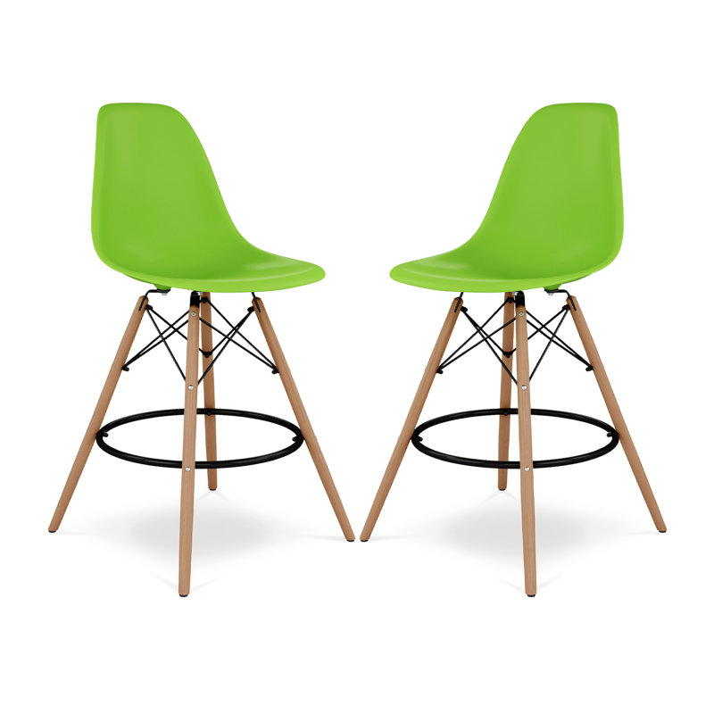 Modholic Eiffel Counter Stool, Green (Set Of 4), Green