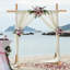 Eiren 300cm W x 100cm D Solid Wood Garden Arches in Brown