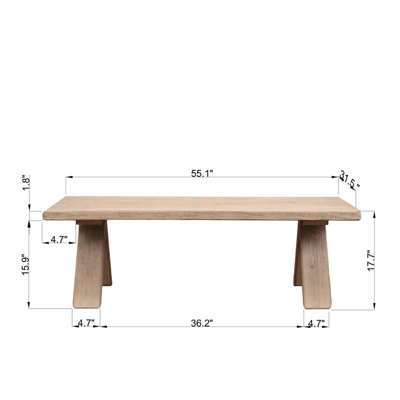 Solid Wood Coffee Table
