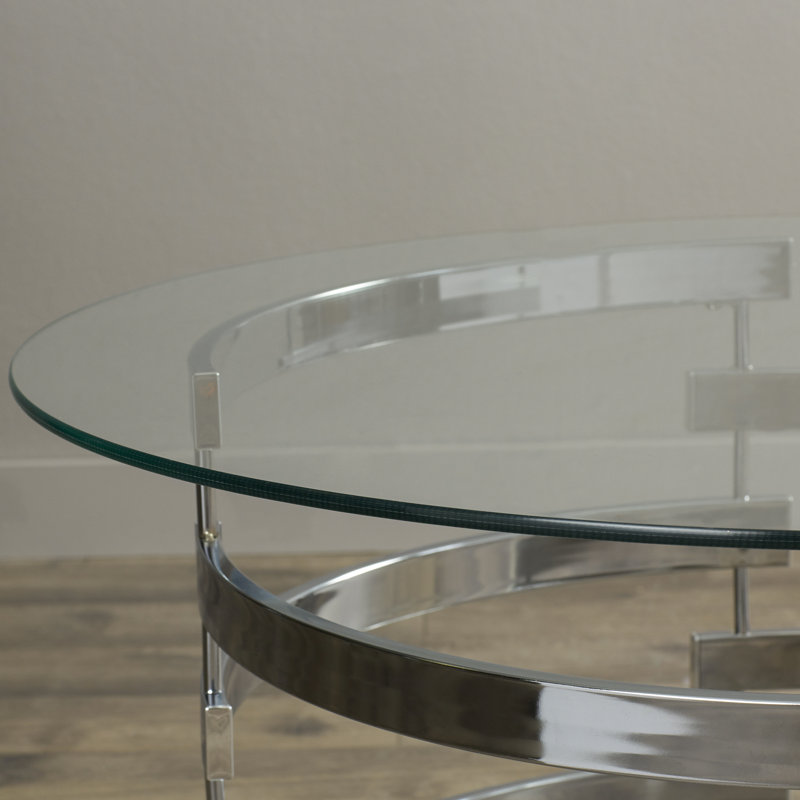 Telly Glass Top Coffee Table