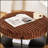 30.9 Wide Upholstered Round Ottoman Coffee Table With Black Metal Legs, Wooden Open Storage Shelf, And Faux Fur For Living Room Bedroom Entryway Hotel-1674261663