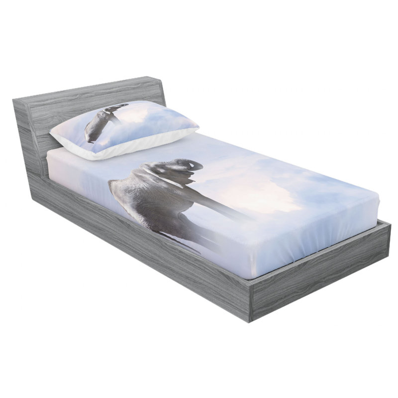 Microfiber Sheet Set, Twin XL Sheet Set with Fitted Sheet