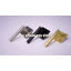 Poignées de porte intérieures réversibles avec rosette carrée pour portes françaises, garde-manger et garde-robe Mega Handles-98718162