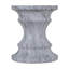 Tables de bout d'extérieur en ciment pour patio, table d'appoint de jardin en faux terrazzo, petite table d'appoint ronde moderne pour l'extérieur, tabouret de jardin en souche d'arbre pour l'intérieur et l'extérieur