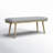 Lucia Polyester Upholstered Bench