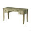 Bureau 54 po, aucun assemblage requis, finition bois de grange (bureau)
