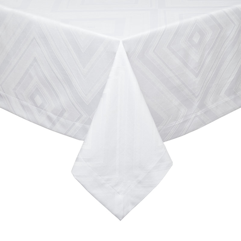 Brussels Tablecloth, 144" L x 66" W, Light Gray