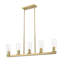Lustre linéaire à 5 lumières Esma-100157052-100157053