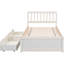 Lit simple moderne blanc lavé avec 2 tiroirs de rangement-1907955979