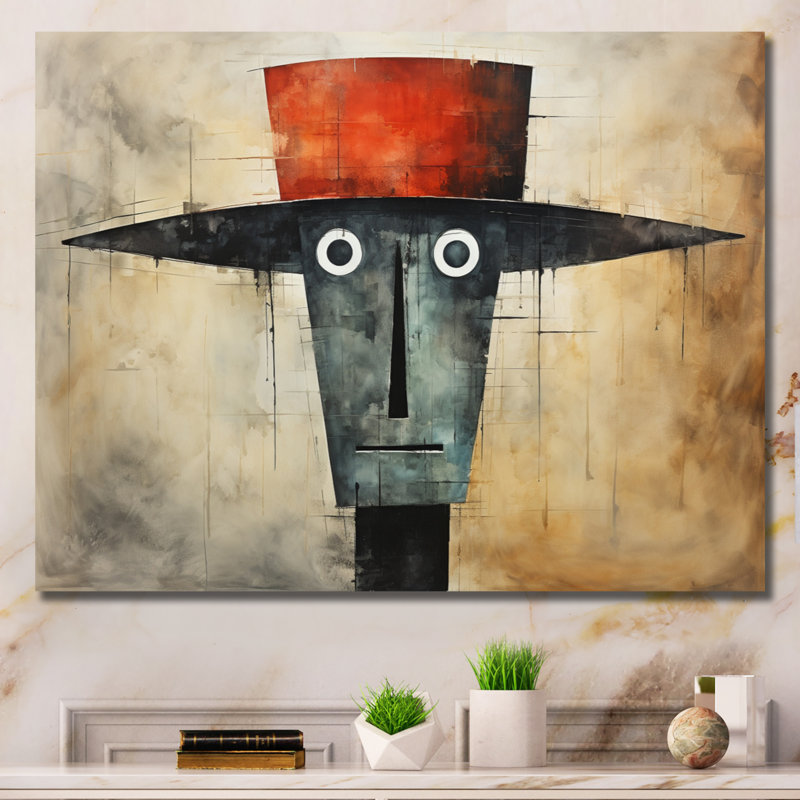 «Coral Beige Mexico Art El Hombre III», reproduction d'art sur toile, H 12 po x l 20 po x P 1 po, Toile tendue
