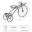 Support pour plante tricycle Bartek