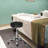 Adjustable Height Ergonomic Lab Stool with Footring Wheels
