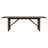 Light Brown Rectangular Wood Dining Table