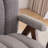 Azareu 60”Wide 2 seat Upholstered Tufted Boucle Arm Loveseat with Wooden Armrests-1258656925