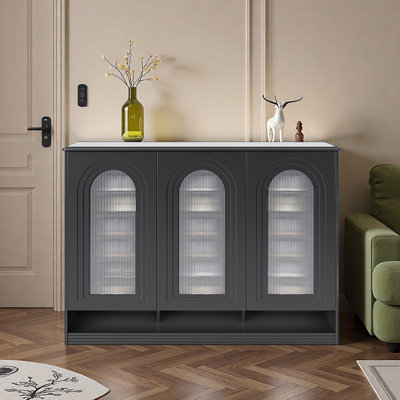 French style fashionable storage shoe cabinet
