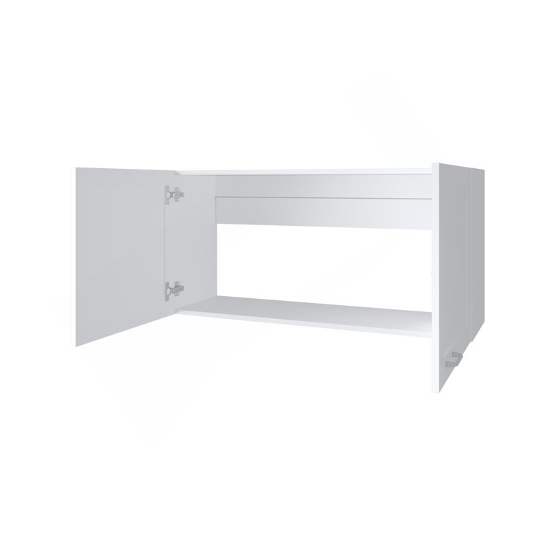 Nakya Kitchen Wall Cabinet With 2 Doors, White