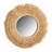Kyzer Round Grass Wide Frame Boho Wall Mirror