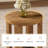 2-Tier Round Side Table, End Table For Living Room-115215452