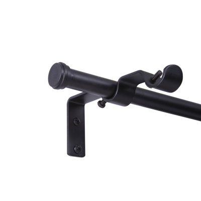  Newport Adjustable 42" to 120" 0.63" Double Curtain Rod