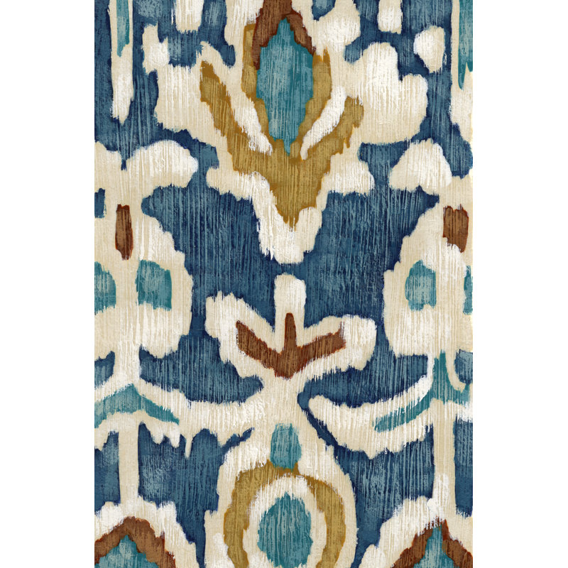 Nouveau Floral Design II - Wrapped Canvas Print, 46cm H x 30cm W